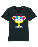 Miss Tricou mânecă scurtă guler V Bărbat Presenter