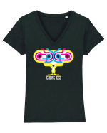 Sir Tricou mânecă scurtă guler V Damă Evoker