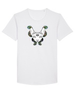 OctoKitty Tricou mânecă scurtă guler larg Bărbat Skater