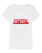 Because Combinatii Tricou mânecă scurtă guler V Damă Evoker