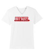 Because Combinatii Tricou mânecă scurtă guler V Bărbat Presenter