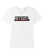 Because Combinatii Tricou mânecă scurtă guler V Bărbat Presenter