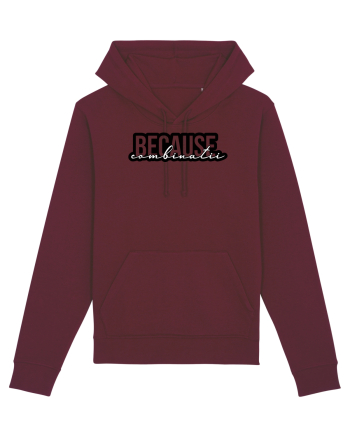 Because Combinatii Burgundy