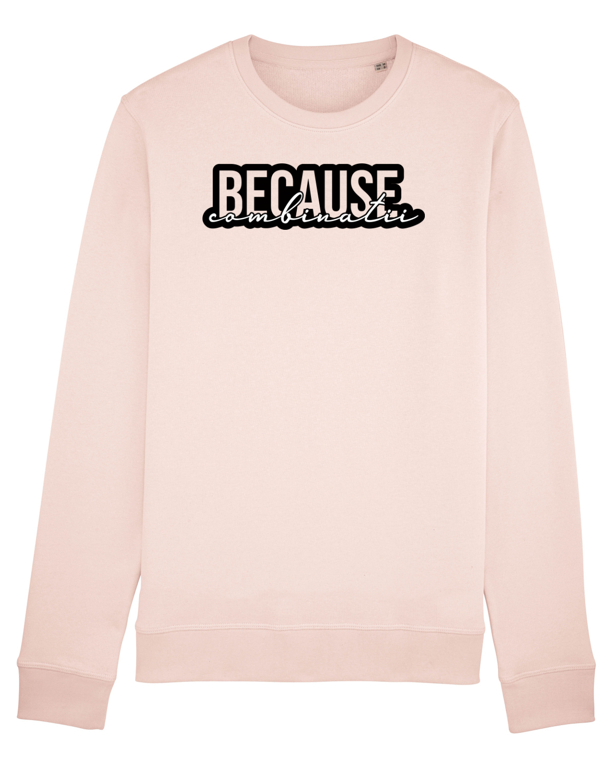 Bluză mânecă lungă Unisex Rise Candy Pink