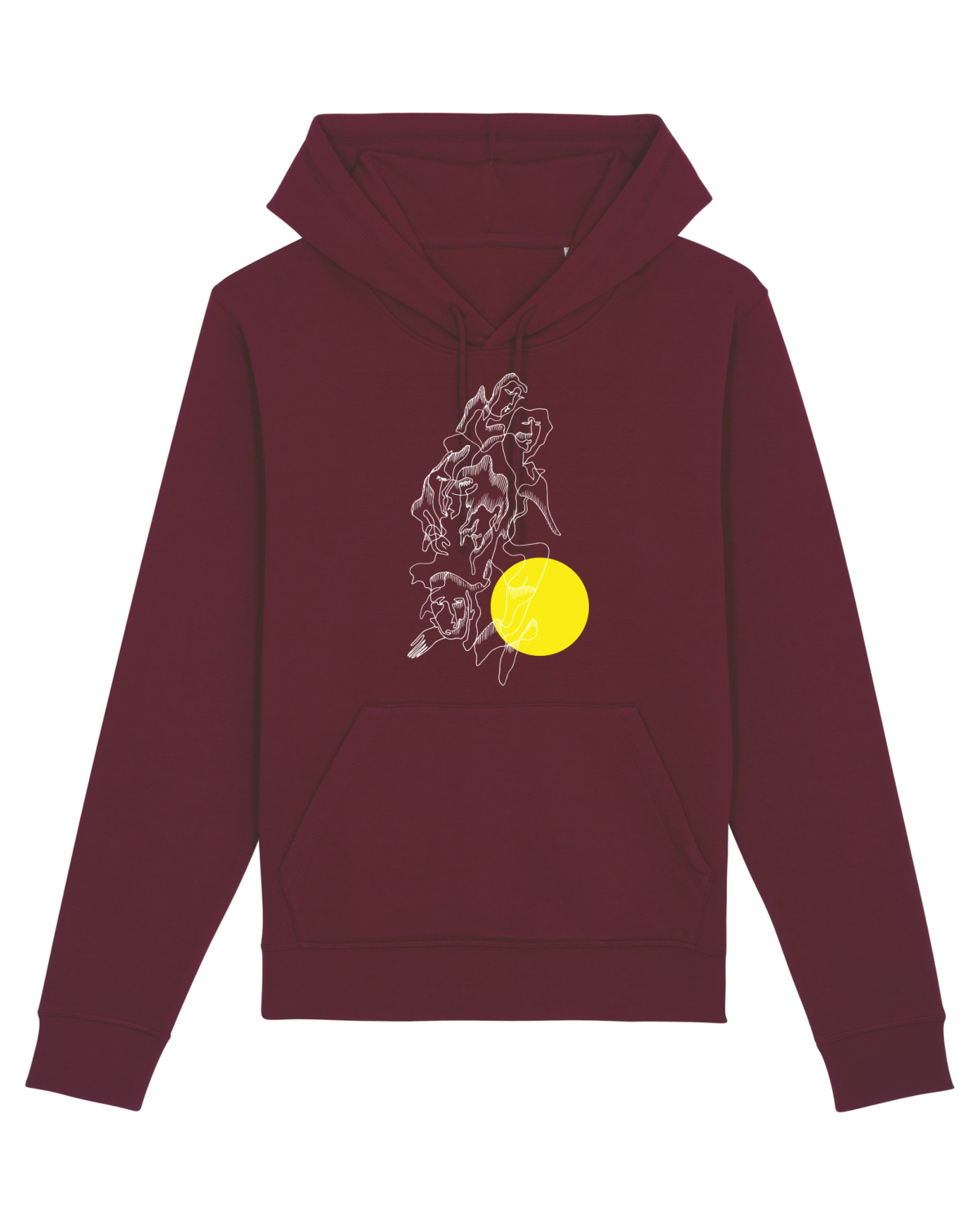 Hanorac Unisex Drummer Burgundy