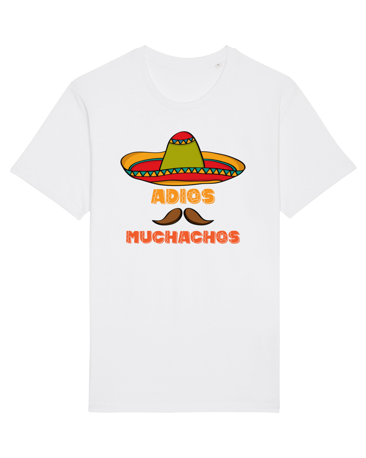 Tricou mânecă scurtă Unisex Rocker White