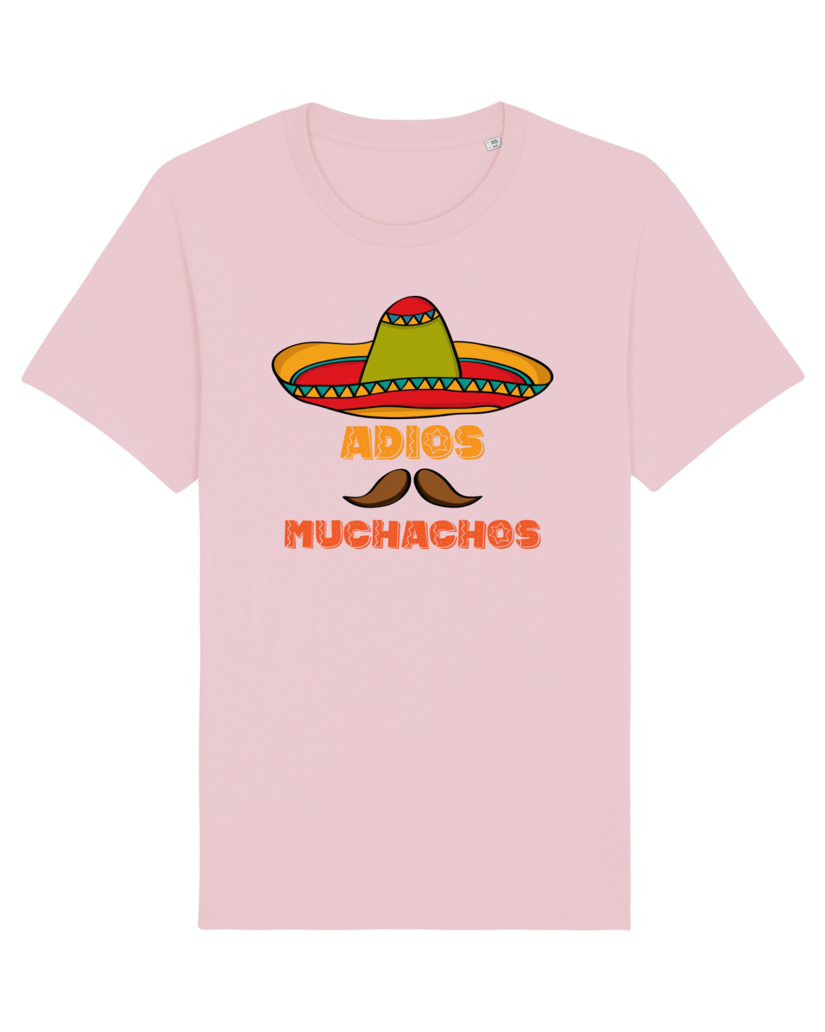 Tricou mânecă scurtă Unisex Rocker Cotton Pink