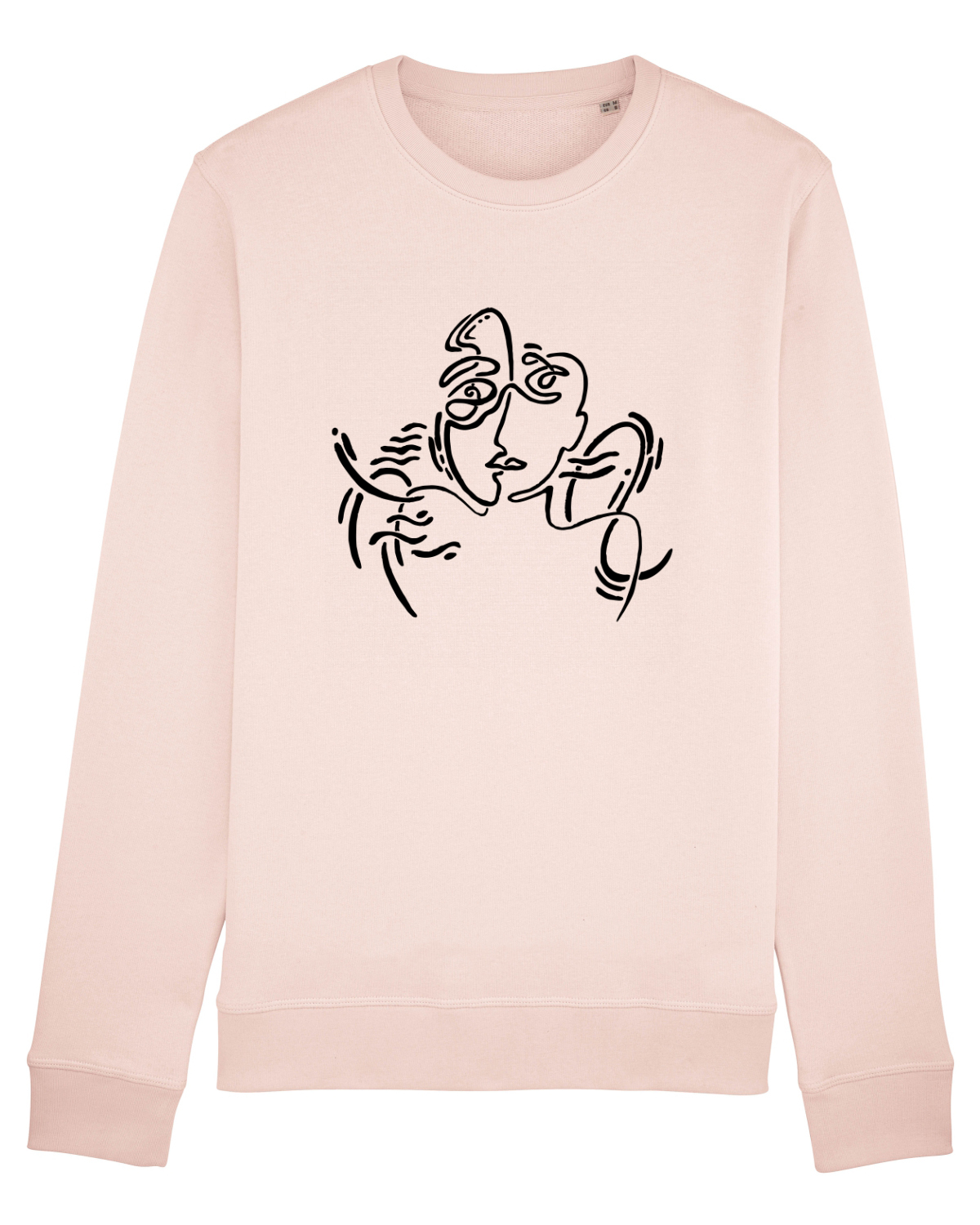 Bluză mânecă lungă Unisex Rise Candy Pink