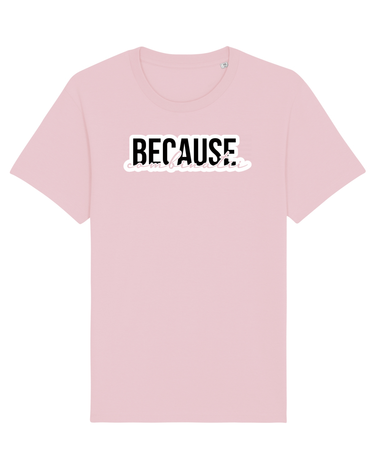 Tricou mânecă scurtă Unisex Rocker Cotton Pink