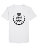 Fara Stres Tricou mânecă scurtă guler larg Bărbat Skater