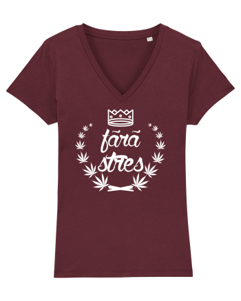 Fara Stres Burgundy