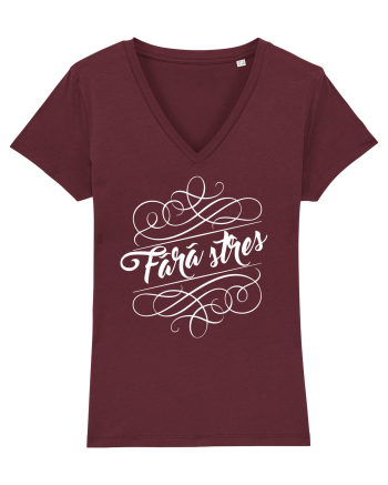 Fara Stres Burgundy