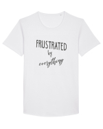Frustrat Tricou mânecă scurtă guler larg Bărbat Skater