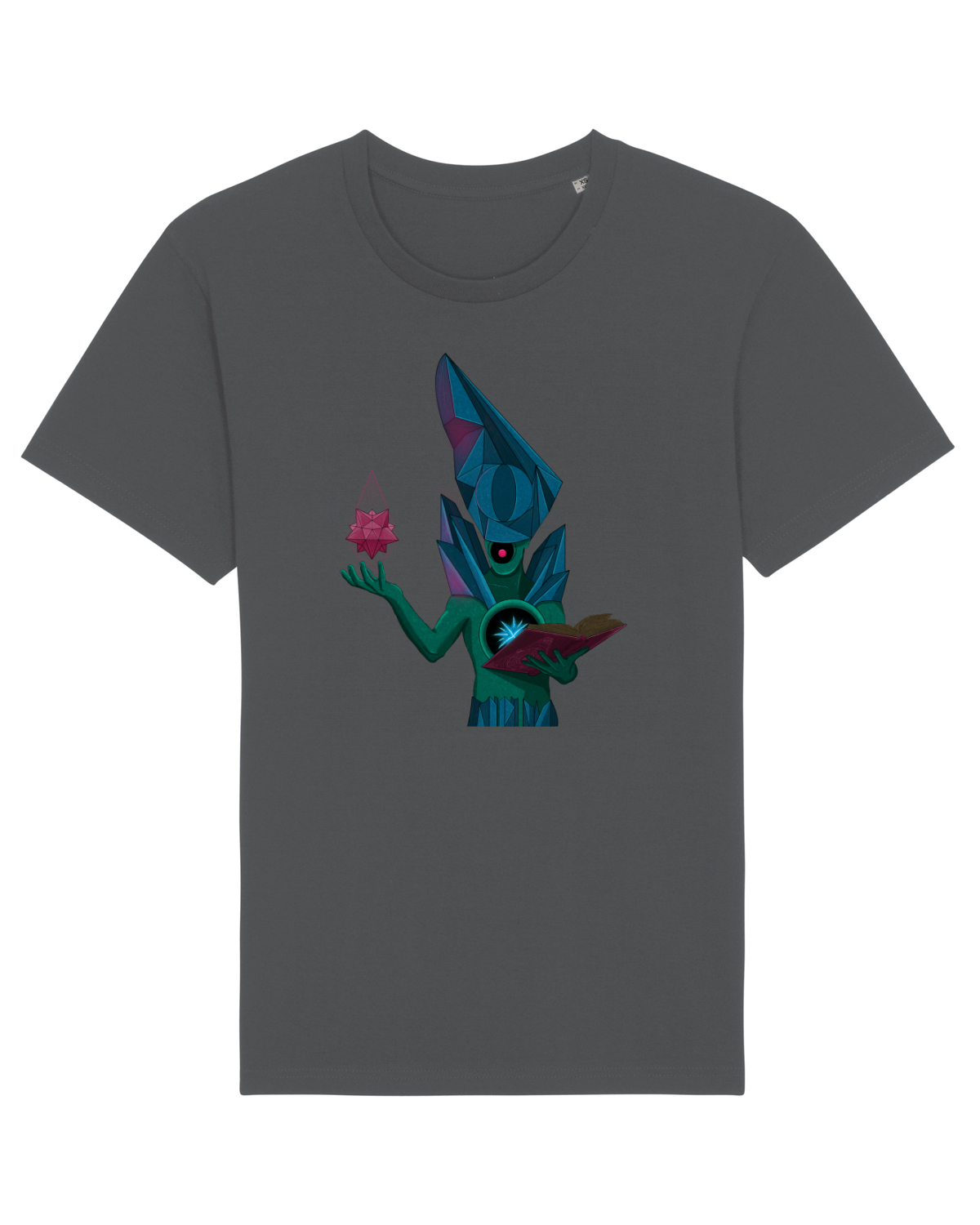 Tricou mânecă scurtă Unisex Rocker Anthracite