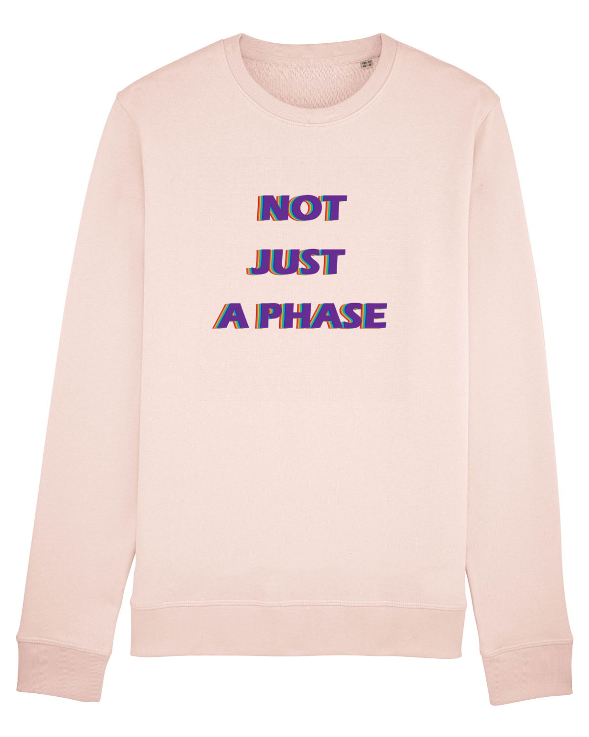 Bluză mânecă lungă Unisex Rise Candy Pink