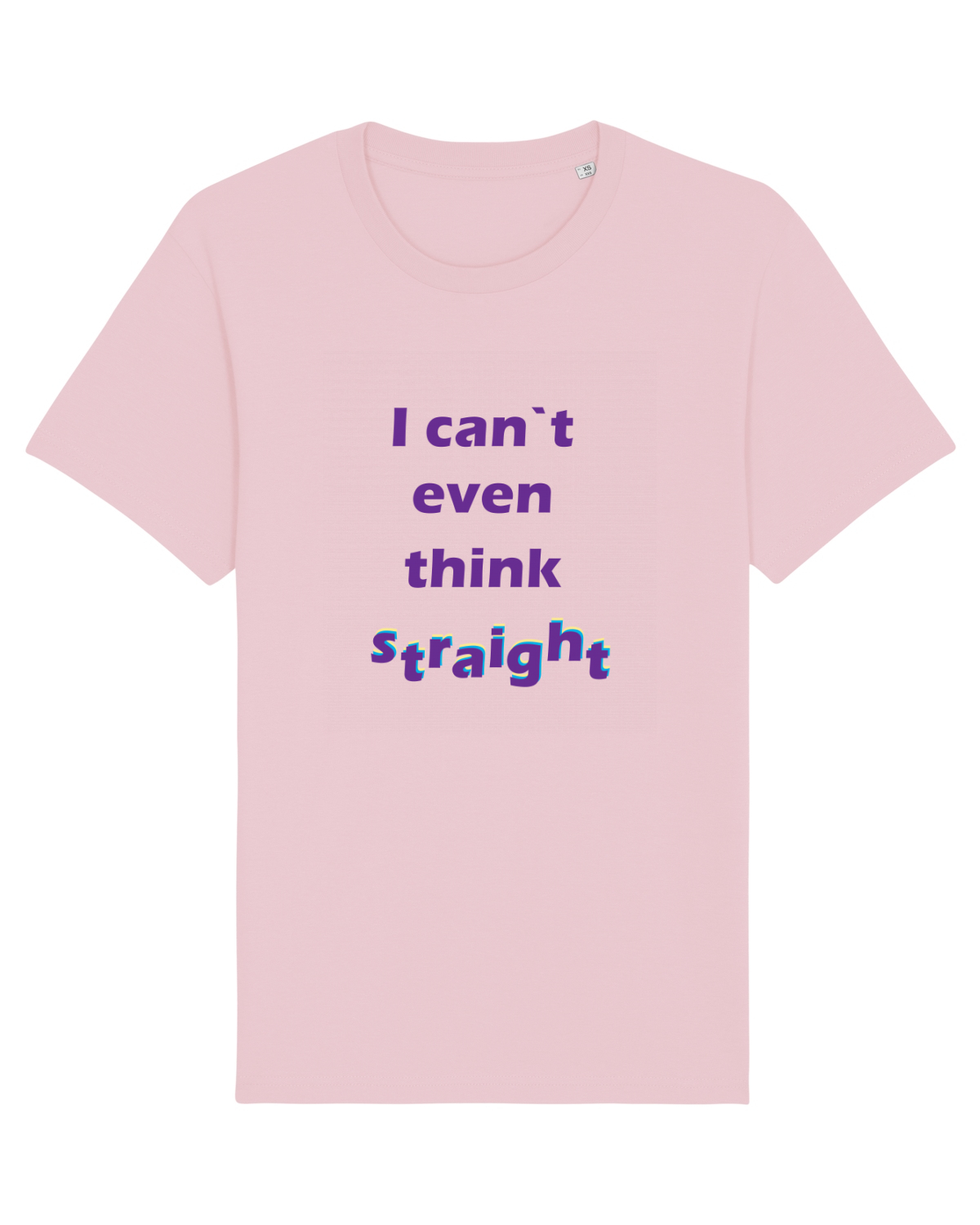 Tricou mânecă scurtă Unisex Rocker Cotton Pink