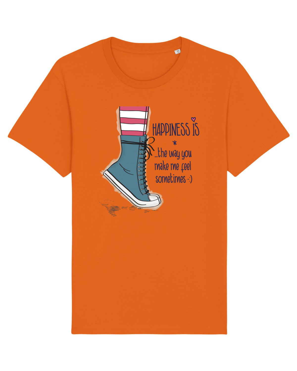 Tricou mânecă scurtă Unisex Rocker Bright Orange