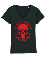 Ce nu te omoara Tricou mânecă scurtă guler V Damă Evoker