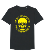 Ce nu te omoara Tricou mânecă scurtă guler larg Bărbat Skater