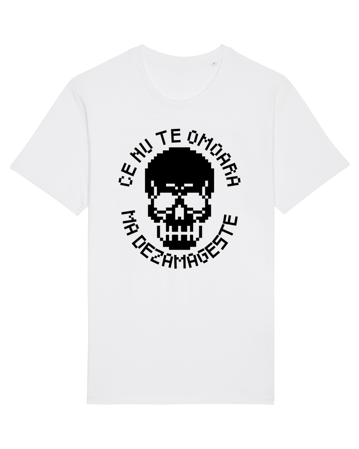 Tricou mânecă scurtă Unisex Rocker White