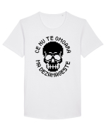 Ce nu te omoara Tricou mânecă scurtă guler larg Bărbat Skater