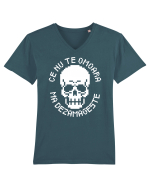 Ce nu te omoara Tricou mânecă scurtă guler V Bărbat Presenter