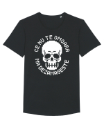 Ce nu te omoara Tricou mânecă scurtă guler larg Bărbat Skater