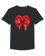 Skull Tricou mânecă scurtă guler larg Bărbat Skater