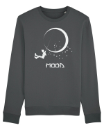 fly me to the moon and back Bluză mânecă lungă Unisex Rise