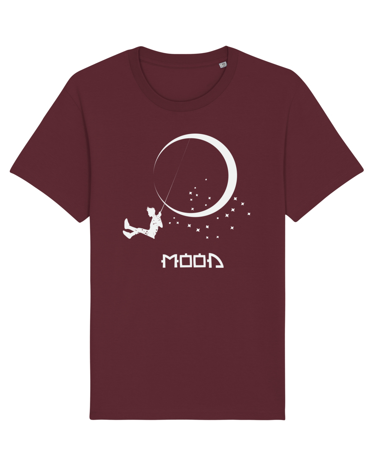 Tricou mânecă scurtă Unisex Rocker Burgundy