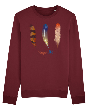 Colrful life Burgundy
