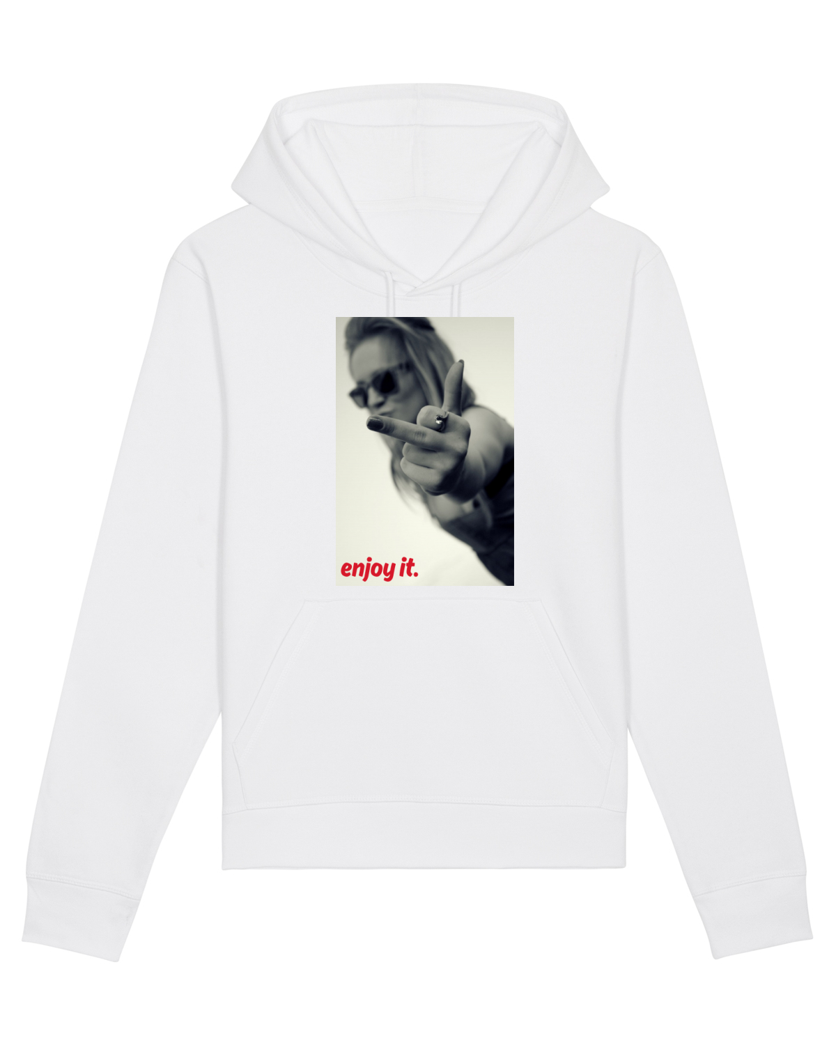 Hanorac Unisex Drummer White