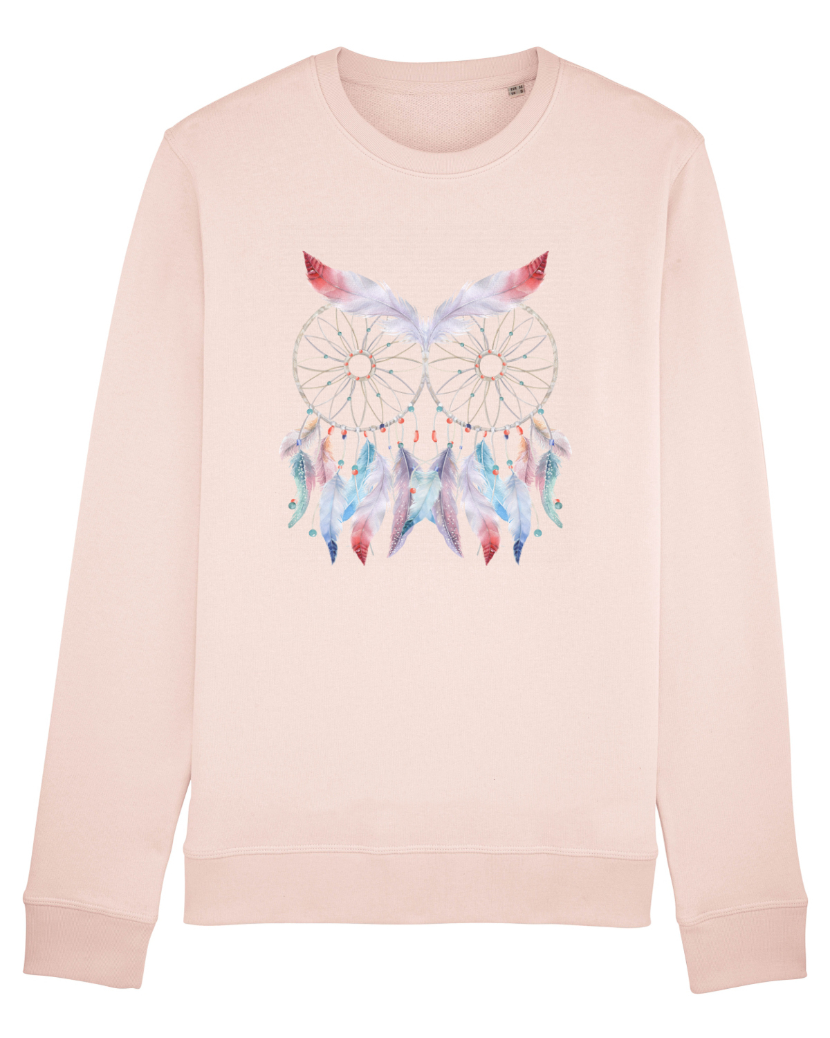 Bluză mânecă lungă Unisex Rise Candy Pink