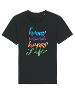 Happy mind Tricou mânecă scurtă Unisex Rocker