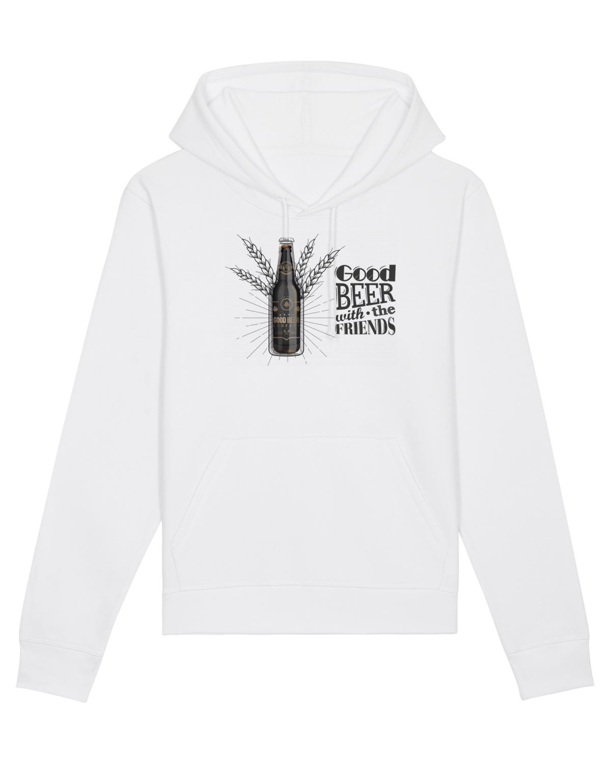 Hanorac Unisex Drummer White