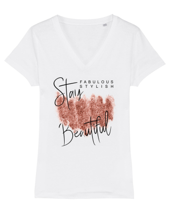 Stay beautiful White