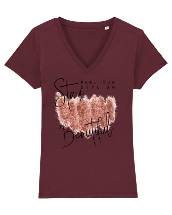 Stay beautiful Burgundy