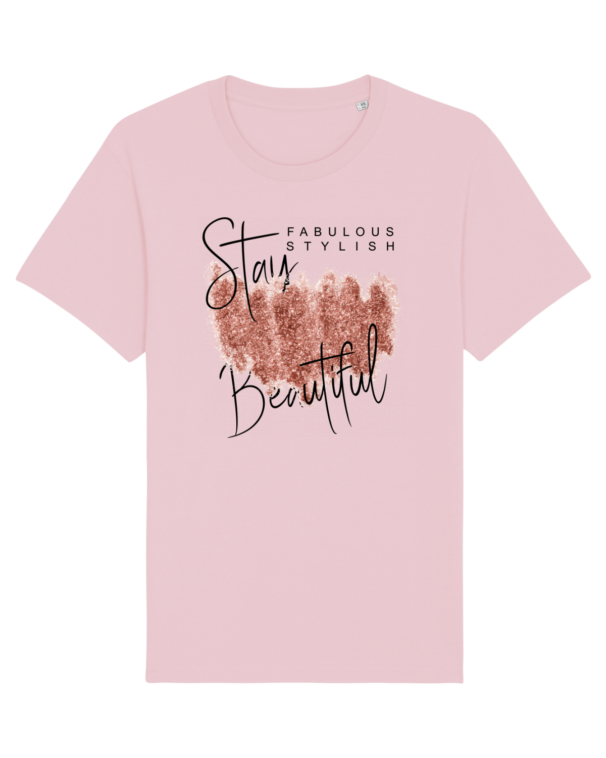 Tricou mânecă scurtă Unisex Rocker Cotton Pink