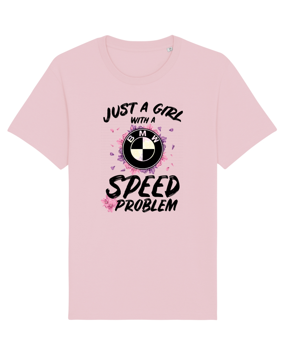 Tricou mânecă scurtă Unisex Rocker Cotton Pink