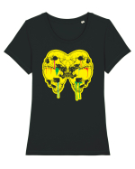 Skull Tricou mânecă scurtă guler larg fitted Damă Expresser