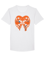 Skull Tricou mânecă scurtă guler larg Bărbat Skater
