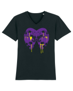 Skull Tricou mânecă scurtă guler V Bărbat Presenter
