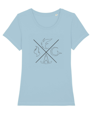 4 Elemente Sky Blue
