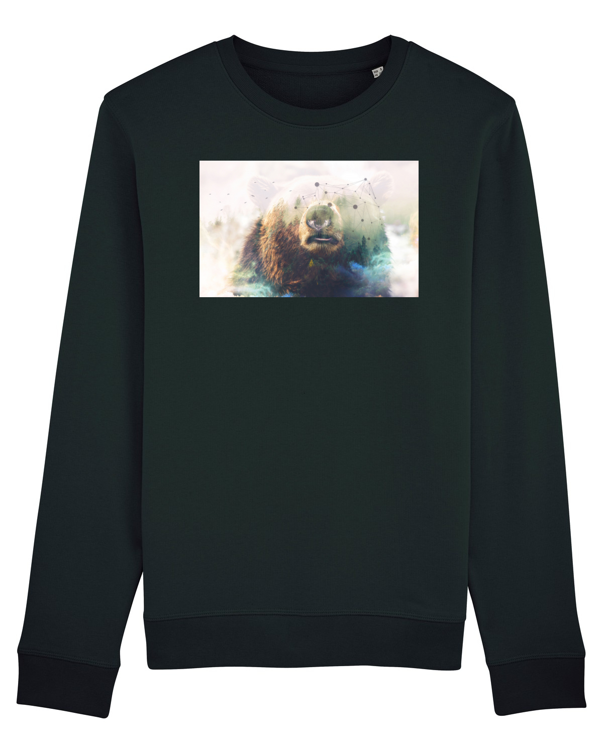 Bluză mânecă lungă Unisex Rise Black