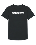 CONSERVE Tricou mânecă scurtă guler larg Bărbat Skater