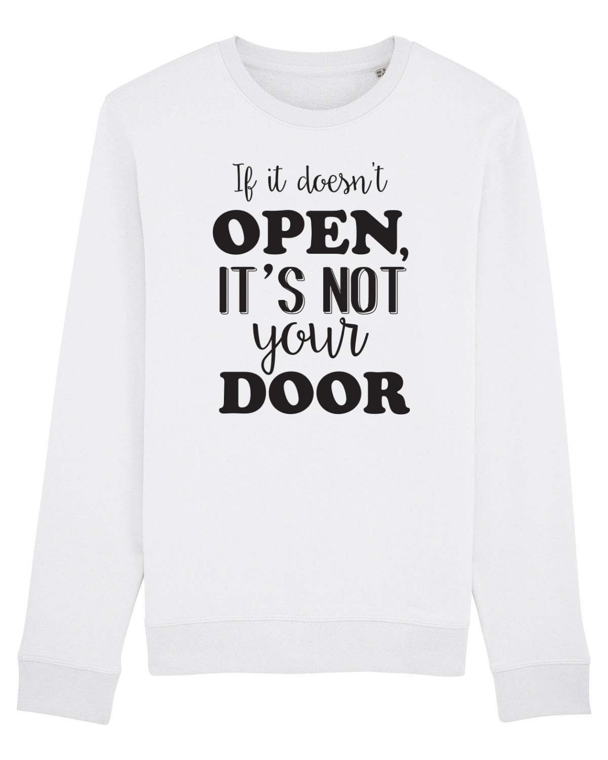 Bluză mânecă lungă Unisex Rise White