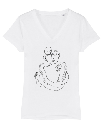 Self embrace White