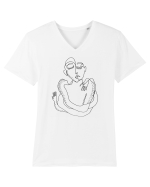 Self embrace Tricou mânecă scurtă guler V Bărbat Presenter