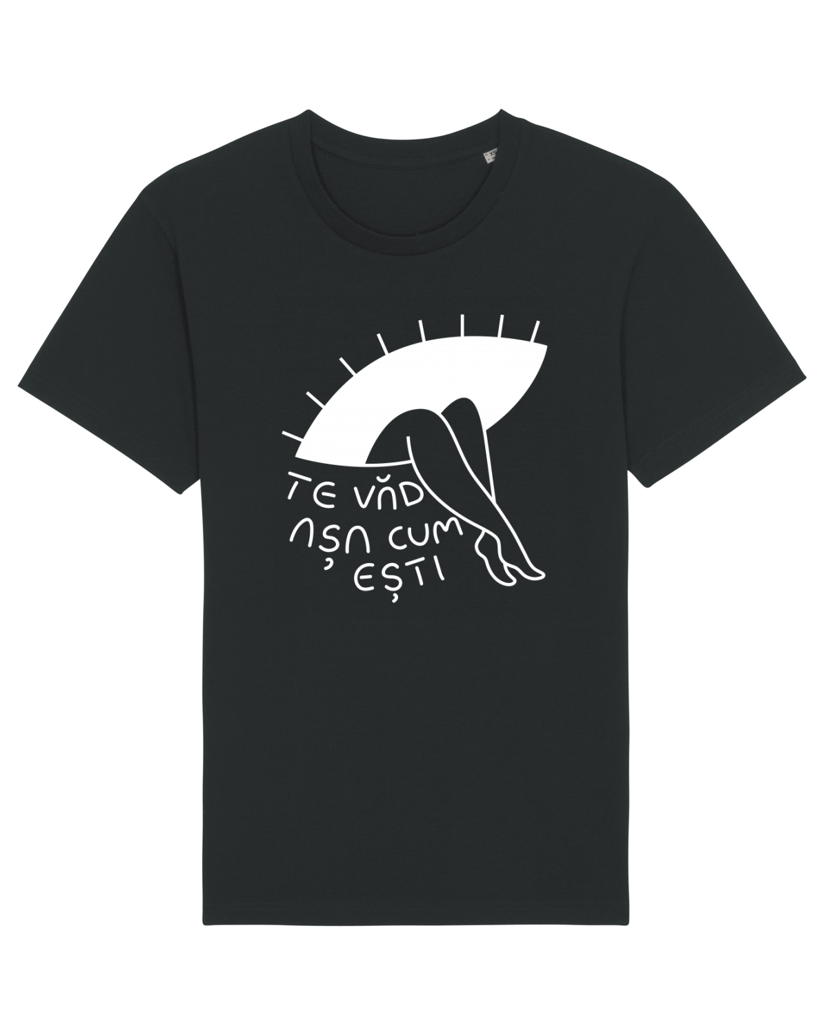 Tricou mânecă scurtă Unisex Rocker Black