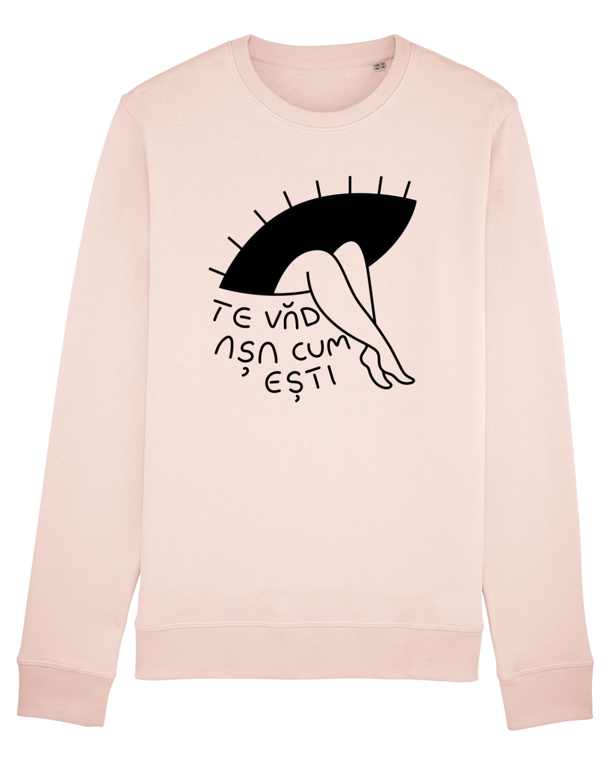 Bluză mânecă lungă Unisex Rise Candy Pink